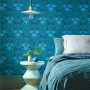 Delightful blue toned bedroom 