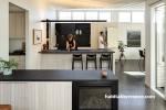 Open living space with white walls