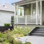 Home villa & porch in green