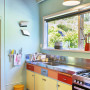 Fun and colourful kitchen 