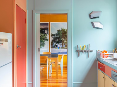 A symphony of colours: Bauhaus inspired makeover in Wellington