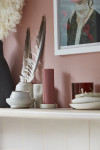 Blushing with pride, interior stylist Amber Armitage has a modern take on classic Kiwi bach colours