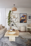Blushing with pride, interior stylist Amber Armitage has a modern take on classic Kiwi bach colours