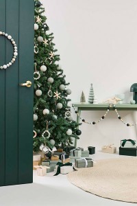 A tranquil, green Christmas: Spread peace and joy with Resene Xanadu, Resene Rainee and Resene Forest Green