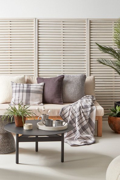 How to create a cosy living room using colour PLUS make your own plant stand and giant Jenga