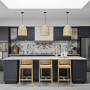 open plan kitchen