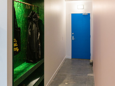 Former chocolate factory with a sinister history transformed into an elegant, light-filled apartment