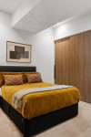 Sparkling joy: James Peters proves bronze is the new gold in this apartment with the wow factor