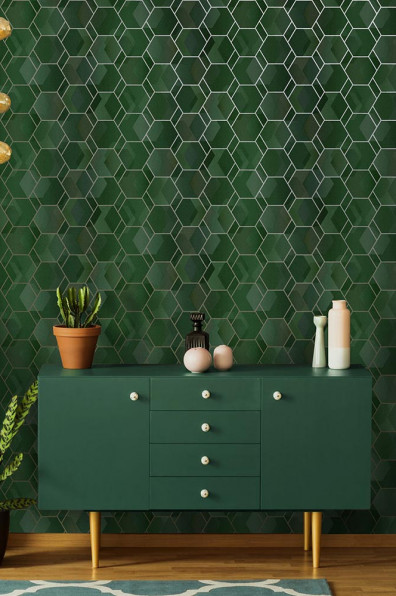Get in shape: Five geometric wallpaper looks for your home