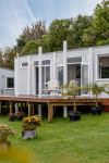 The winner of Tiny House of the Year is dark and delightful in Resene Half Nocturnal