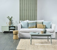 Resene blue and green living room