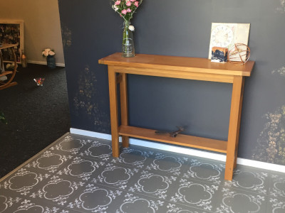 Townhouse undergoes creative transformation with Resene wood stains and stenciled interiors