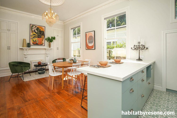 Resene villa kitchen