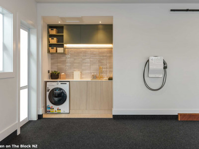Amazing garage ideas as seen in Three’s The Block NZ Garage & Laundry week