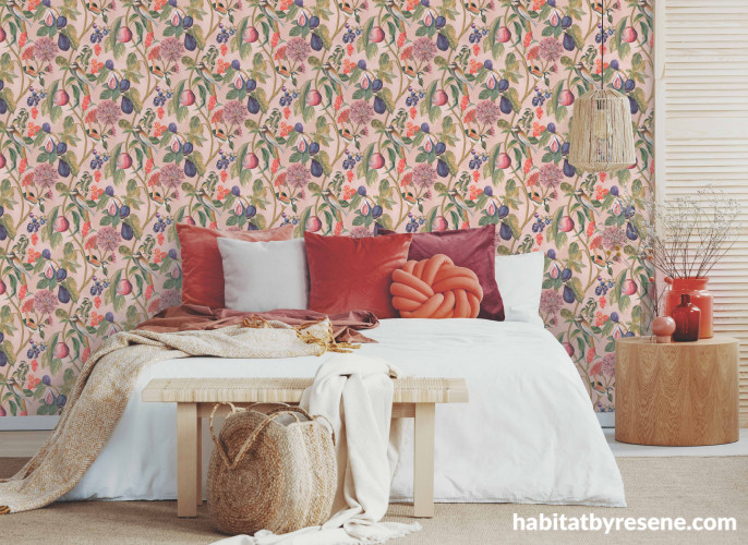 Infusing vibrancy with colourful wallpaper