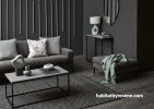 lounge, grey, monochrome