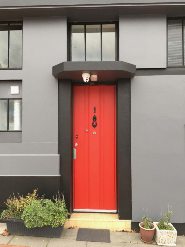 Clark Bank Red Door