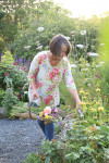 An enchanting cottage garden with a cute-as-a-button Shepherd's Hut