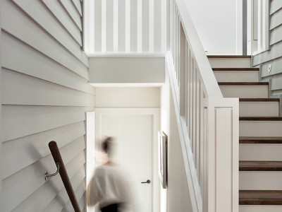 A coastal home with a creative neutral palette is renovated on time and under budget