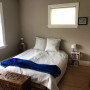 bedroom, blue, grey, fresh