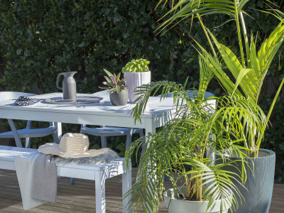 Entertain outdoors in style this holiday season with these tips for decorating courtyards, gardens and patios