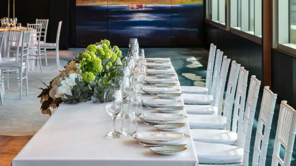 Park Hyatt Auckland P065 Harbour Room Bridal Table