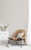 Light tone wallpaper creates relaxing living space