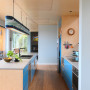 Light blue tones create heavenly space in kitchen