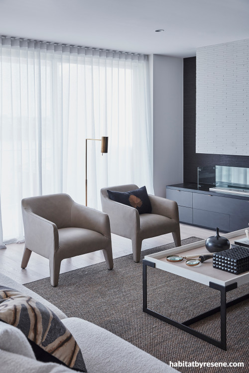 Living room, neutral living room, living room featuring Resene Eighth Thorndon Cream