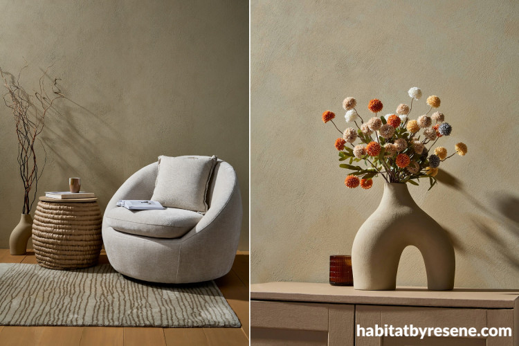 Textured walls featuring Resene MyArtisan Foundation Coat