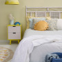 Bedroom, soft yellow bedroom