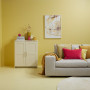 Lounge, yellow lounge, light yellow lounge