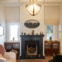 Living room, neutral living room, white living room featuring Resene Quarter Linen