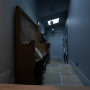 Mudroom, blue mudroom, mudroom featuring Resene Powder Blue