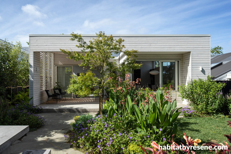 Exterior, cladded exterior featuring Resene Woodsman Whitewash