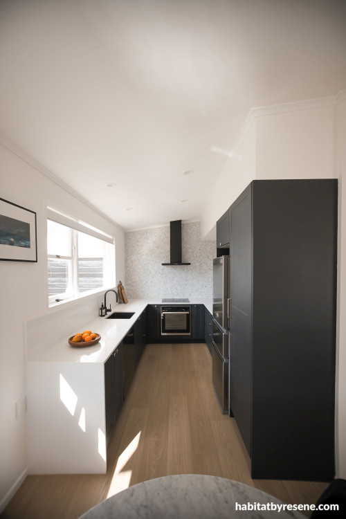 Kitchen, black and white kitchen, neutral kitchen