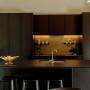 Kitchen painted in Resene Black Haze