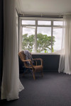 The perfect neutrals: This seaside home is anchored by a simple but stunning grey palette