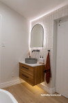 white bathroom, neutral bathroom 