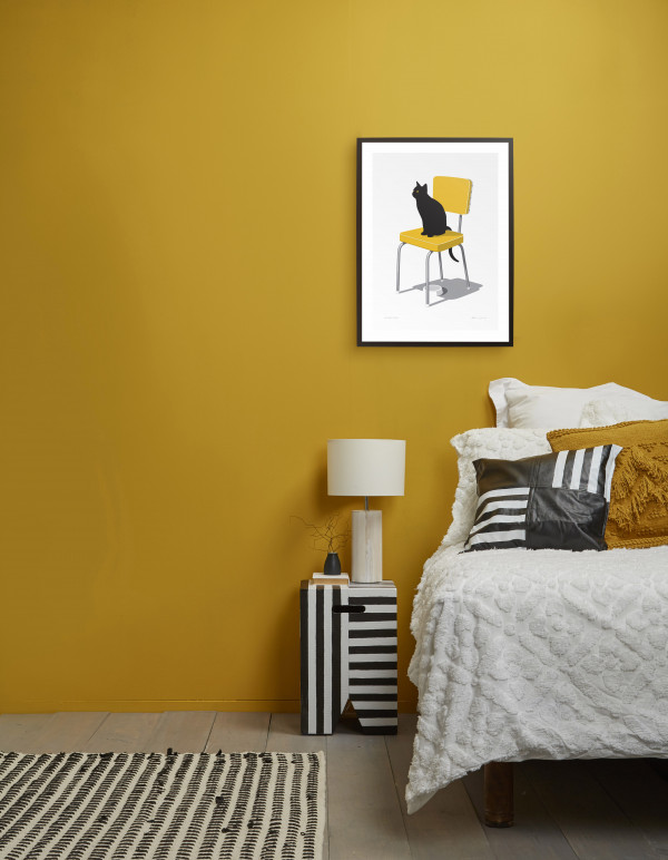 Megan Harrison TurneryellowbedroomResene Cleopatra+Greywash+Whitewash+Charcoal+Poured Milkphoto Bryce CarletonPT2