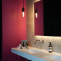 Ensuite, ensuite featuring Resene Rouge, ensuite featuring magenta pink
