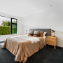 Bedroom, neutral bedroom, bedroom featuring Resene Double Thorndon Cream
