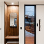 Entryway, entranceway featuring Resene Rice Cake