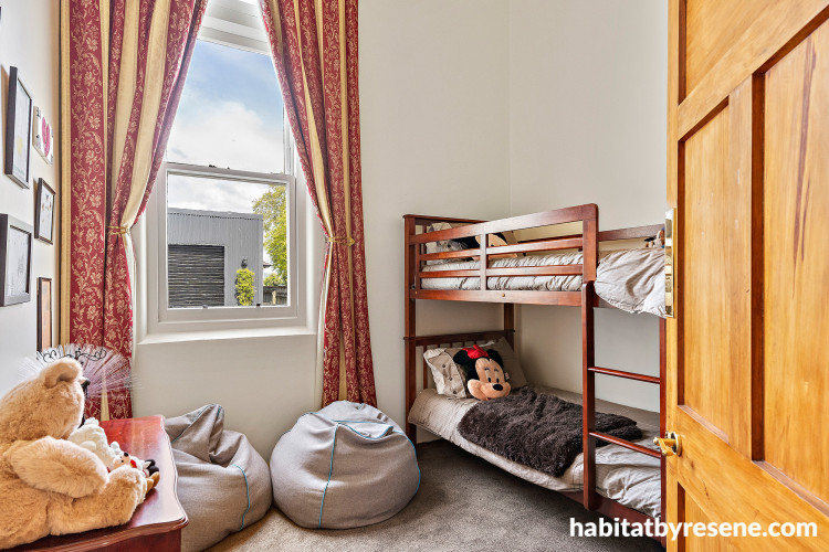 Kids room, neutral kids room, kids room featuring Resene Pearl Lusta