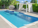 Pool, outdoor pool, outdoor pool featuring Resene Lumbersider Low Sheen