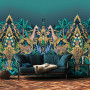 Lounge, lounge featuring statement Resene wallpaper