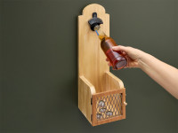 How to make a cap-catching bottle opener