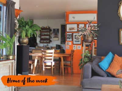 A maximalist mid-century home brought to life with colour and hard work