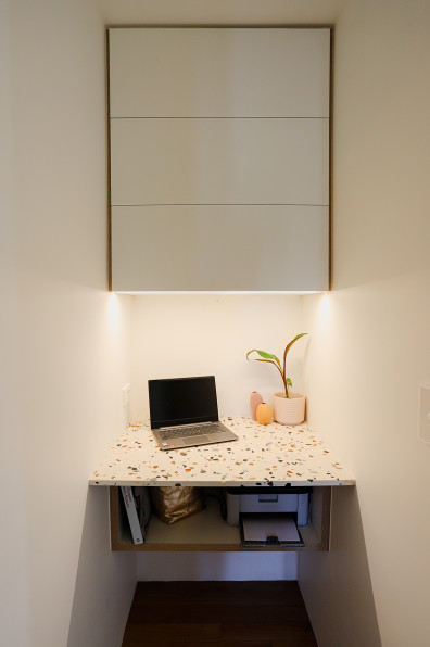 Minty greens and blushing pinks bring this art deco home to life