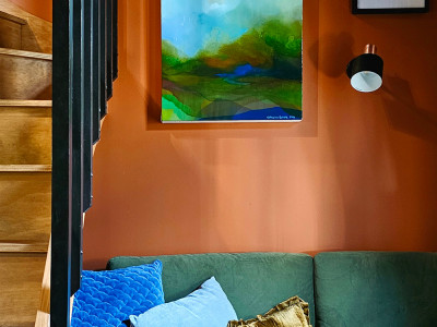 Art and soul: A 1910 villa with an unexpected colour scheme  